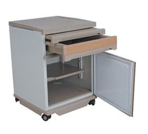 Table de chevet en ABS couleur bois miniature 2