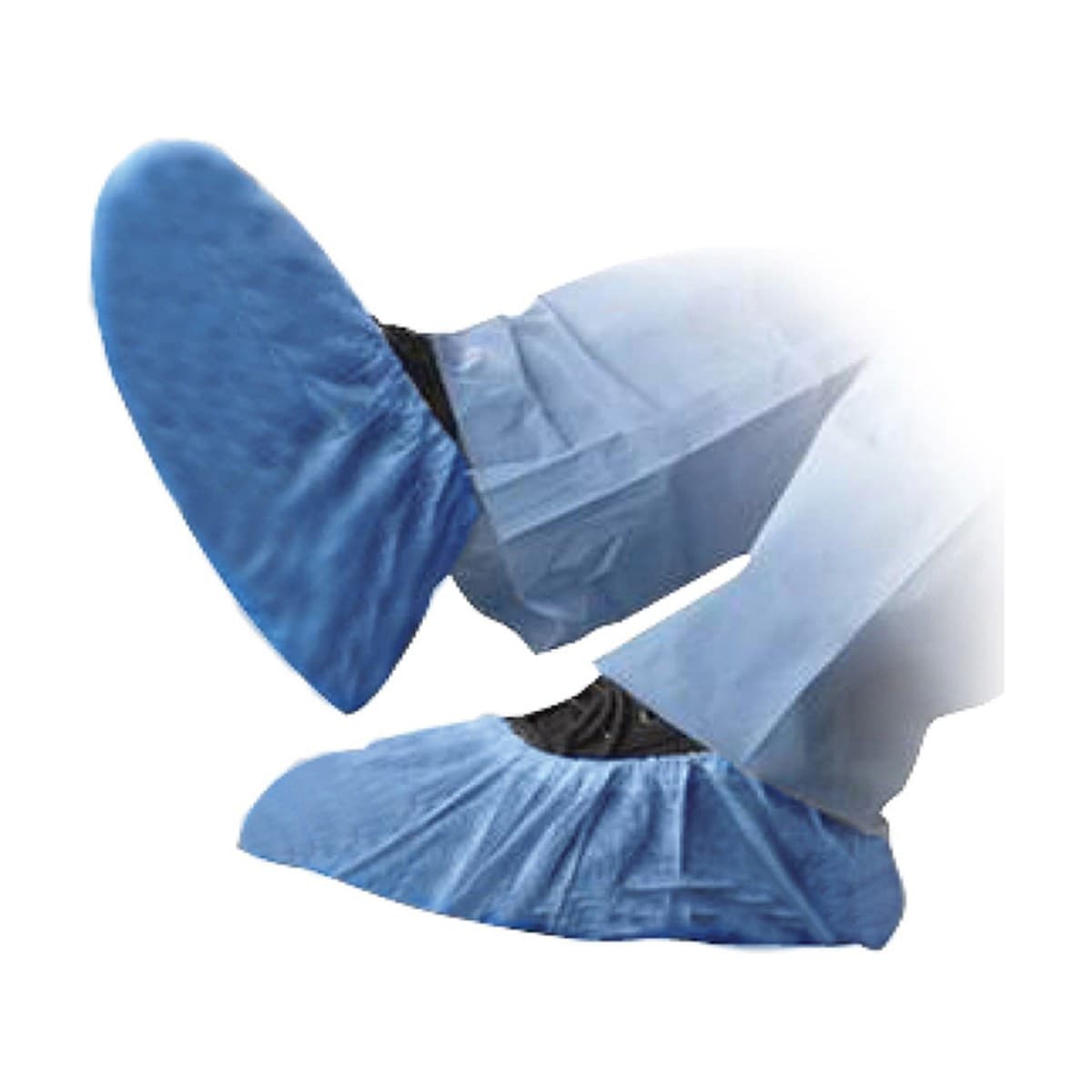 Surchaussures plates bleues