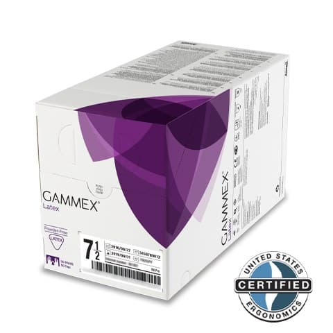 Gants latex stériles non poudrés Gammex miniature 2