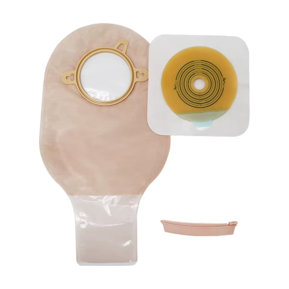 Support + poche de colostomie