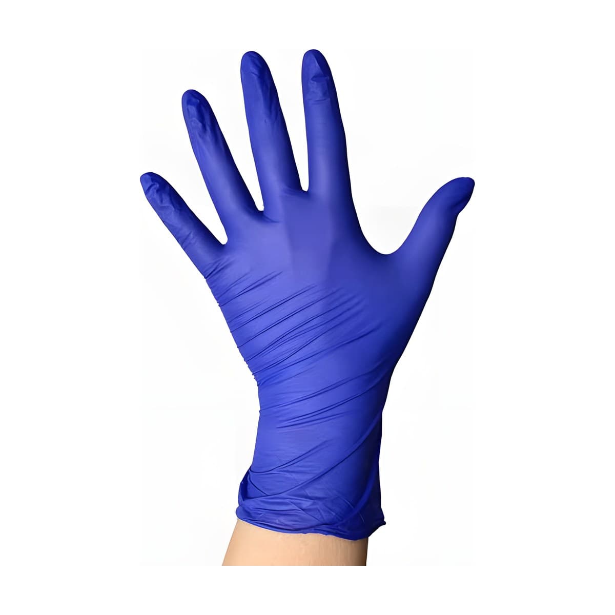 Gants d'examen en nitrile bleu