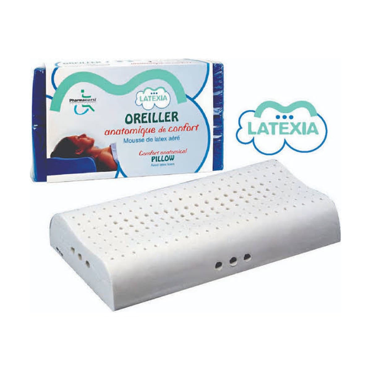 Oreiller anatomique Latexia miniature 5