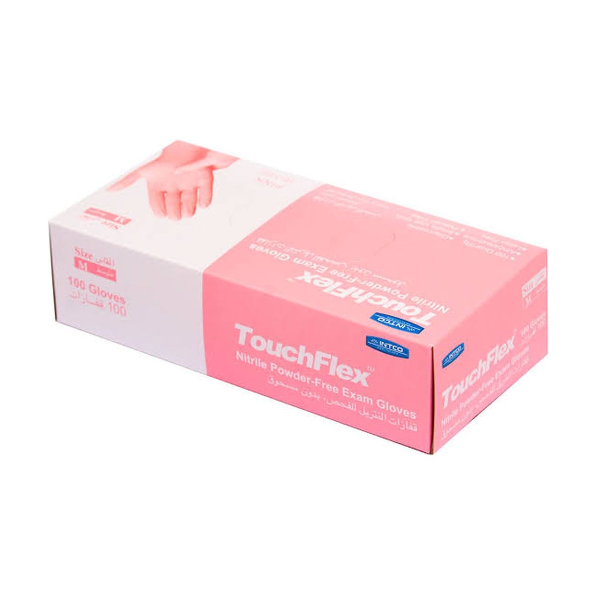 Gants nitrile roses