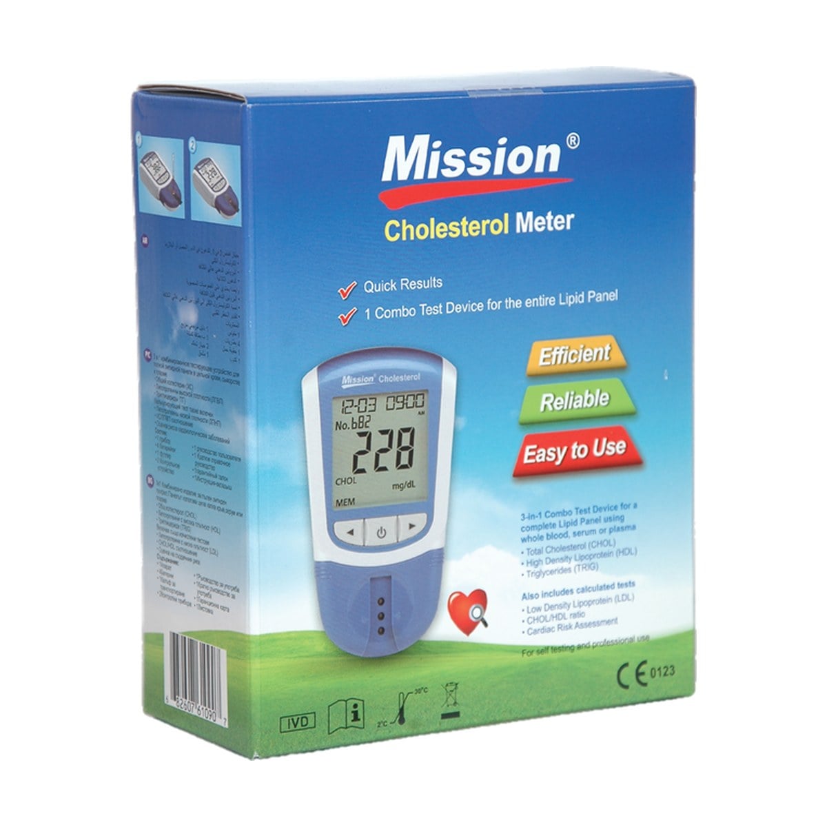 Appareil de mesure du cholestérol Mission