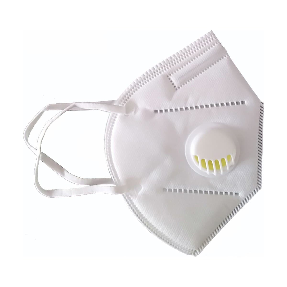 Masques FFP2 avec valve blancs – pack de 10