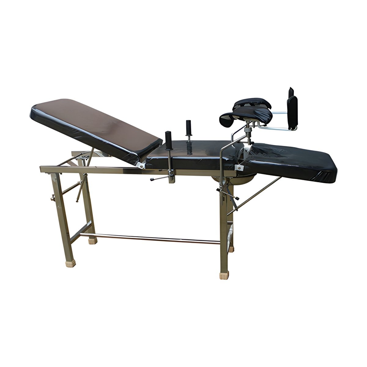 Table d'examen gynéco en inox Gynecas SK2