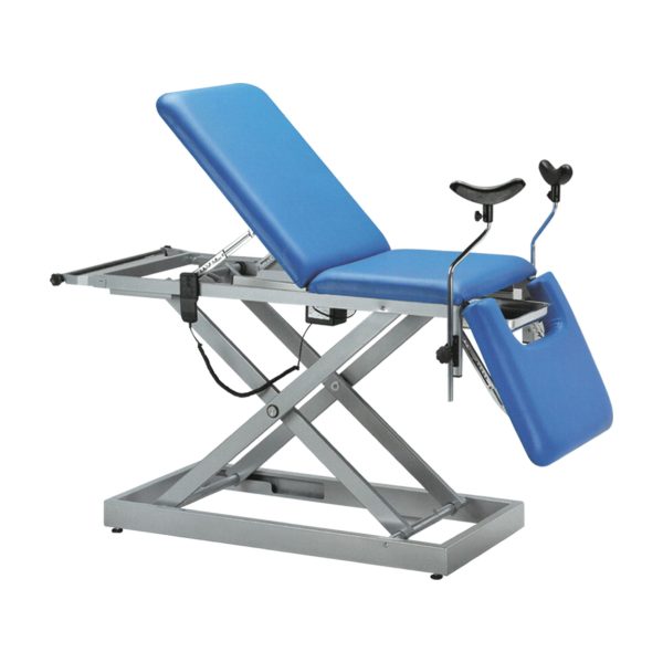 Divan d’examen gynécologique électrique a 3 section