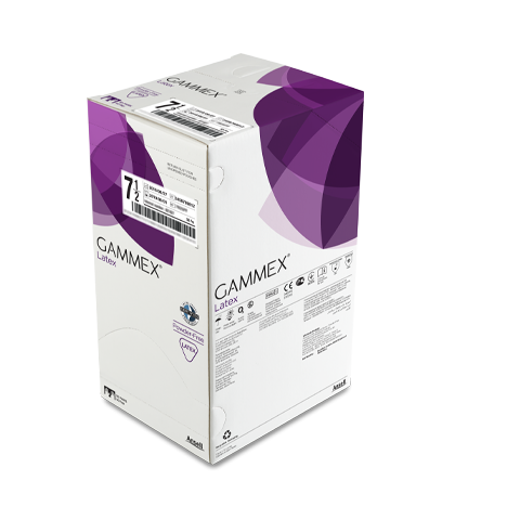 GANT LATEX STERILE NON POUDRE GAMMEX